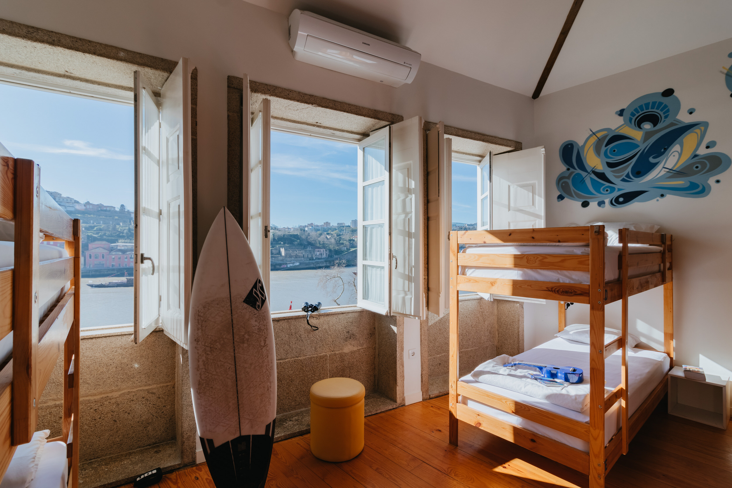 Bed in 12-bed mixed dorm at Happy Porto Hostel